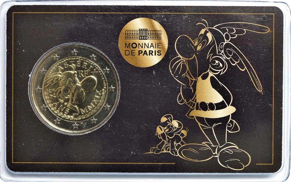 Otra imagen de 2 euros conmemorativa 60 Años de Astérix